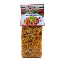 Risotto alla Diavola, Reis mit Tomate, Zwiebel &...