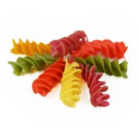 Bunte Pasta Fusilloni, 500 g, Farbige gedrehte Nudeln,...