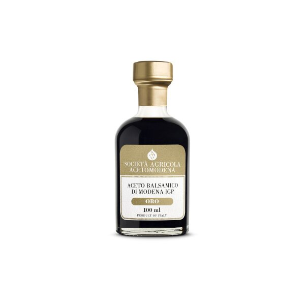 Aceto Balsamico di Modena IGP, Oro, Balsamico Essig aus Modena g.g.A., 100 ml, Società Agricola AcetoModena