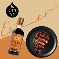 ESTER, dunkle Sauce für Fleisch, Fisch und Meeresfrüchte, 250 ml, Società Agricola AcetoModena