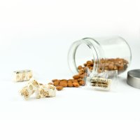Torroncini mit Mandeln und Honig aus Sardinien, hart, 200g, Geschenkverpackung, weißer Nougat, Torrone, Pruneddu Torronificio Artigianale