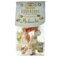Torroncini mit Pistazien und Honig aus Sardinien, hart,...