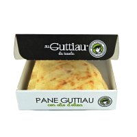 Pane Guttiau mit Olivenöl, traditionelles dünnes knuspriges Fladen-Brot aus Sardinien, 250g, Guttiau